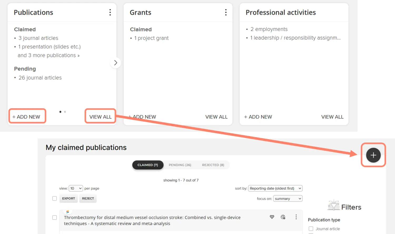 Add a new publication