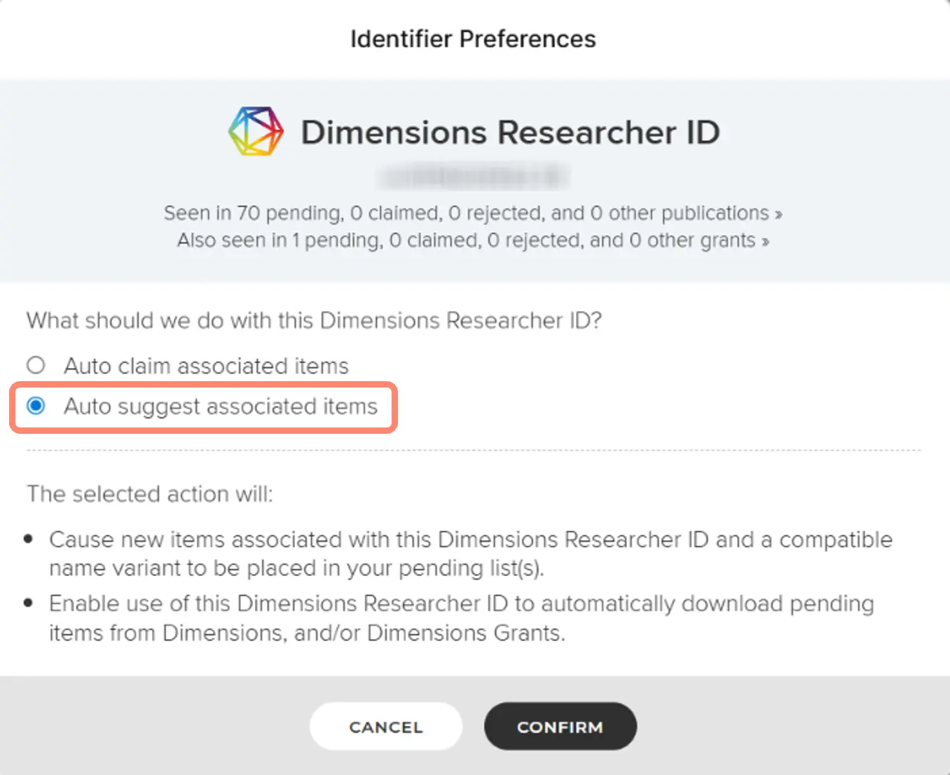 Auto suggest associated items