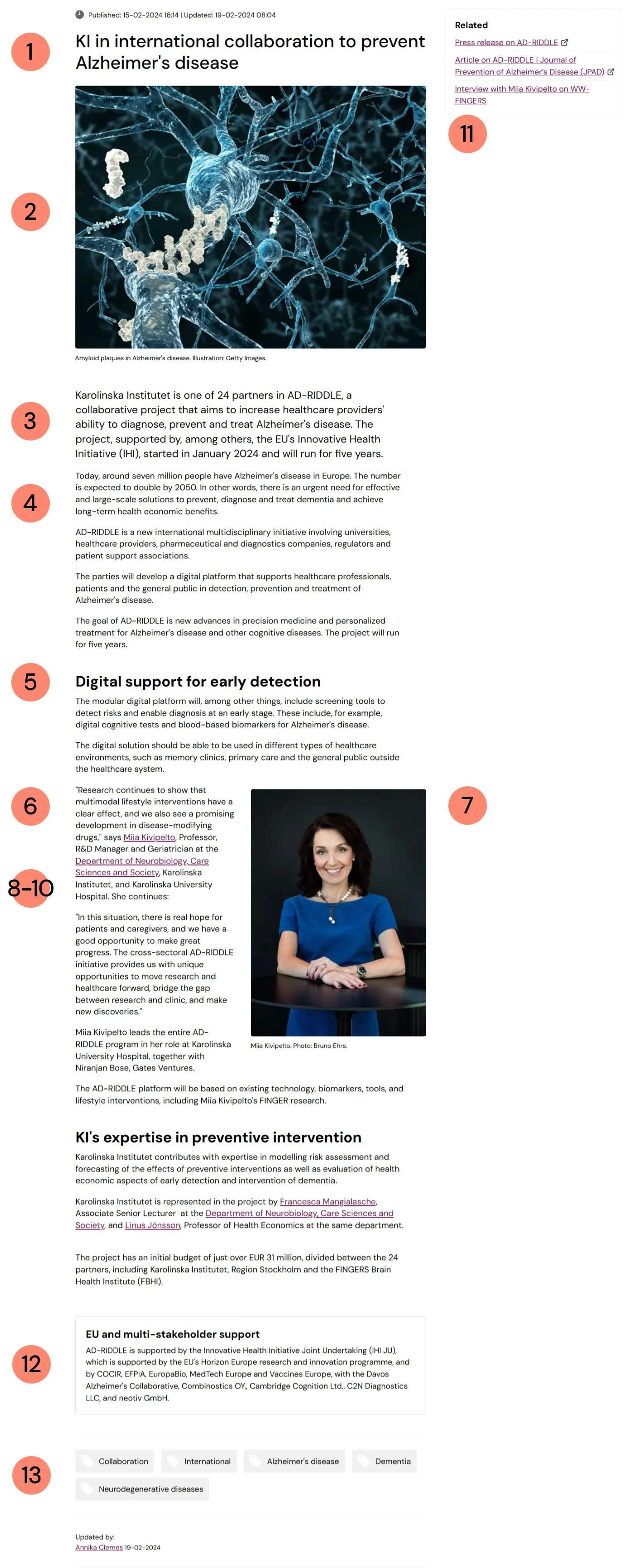 This is how an external news article should be formatted.