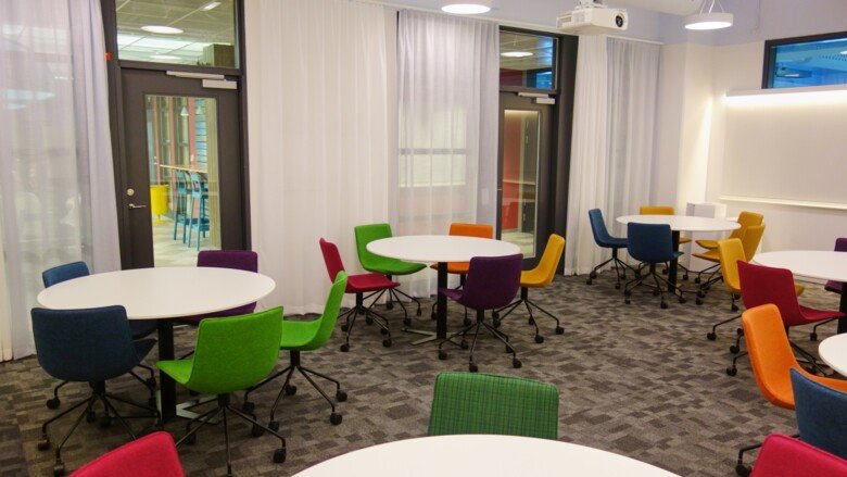 Bookable premises in ANA8 at KI Campus Flemingsberg, 21-49 seats.