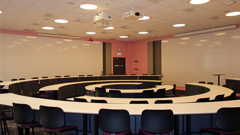 Bookable premises in ANA10 at KI Campus Flemingsberg, 50-90 seats.