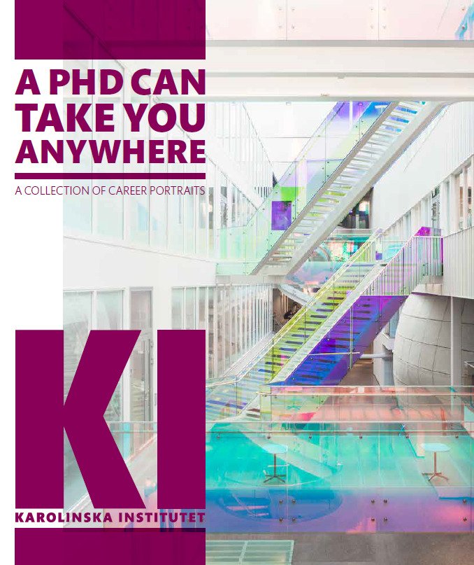 Picture of the cover of magansine "A PhD can take you anywhere"