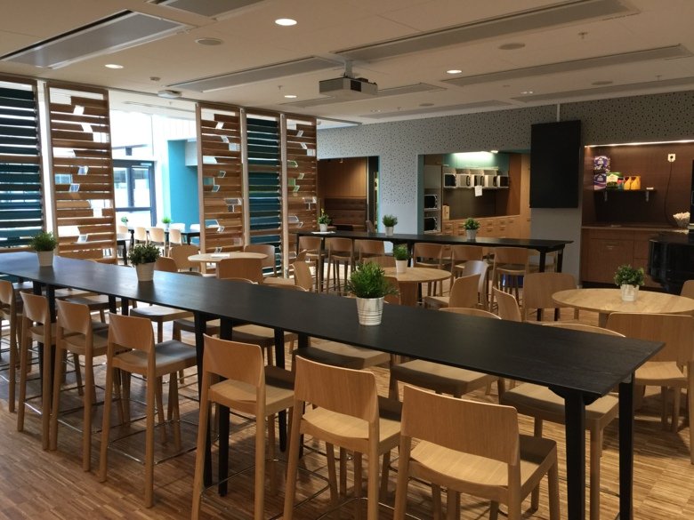 Photo of lunchroom in ANA Futura