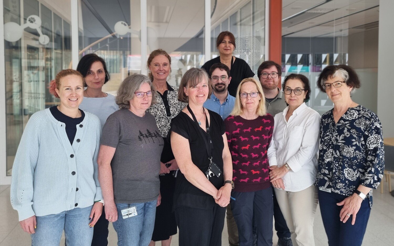 Group photo of the work environment group at OnkPat