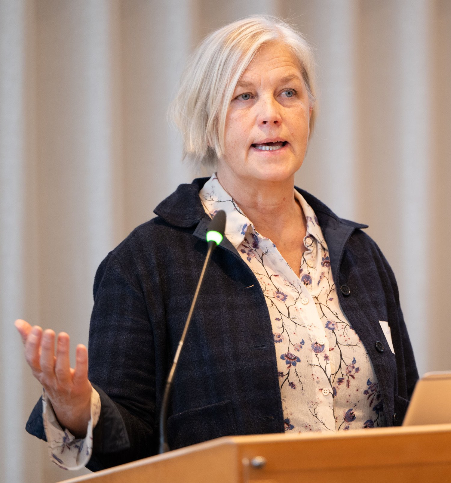 Lena Ström, senior lecturer at the Department of Cell and Molecular Biology, Karolinska Institutet, presented a study on advancing transformative sustainability learning in professionally oriented higher education.