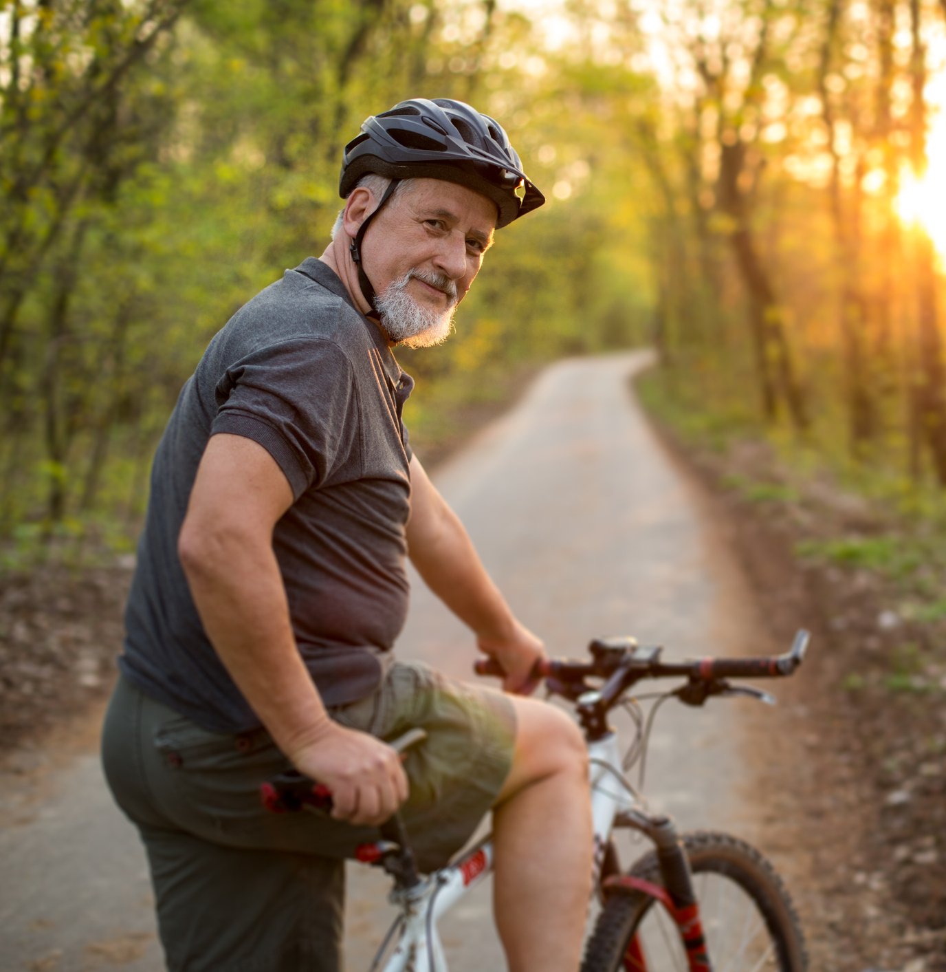 Man on bike