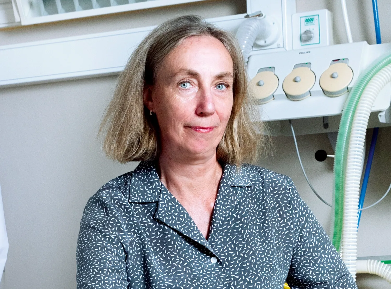 Portrait in hospital environment.