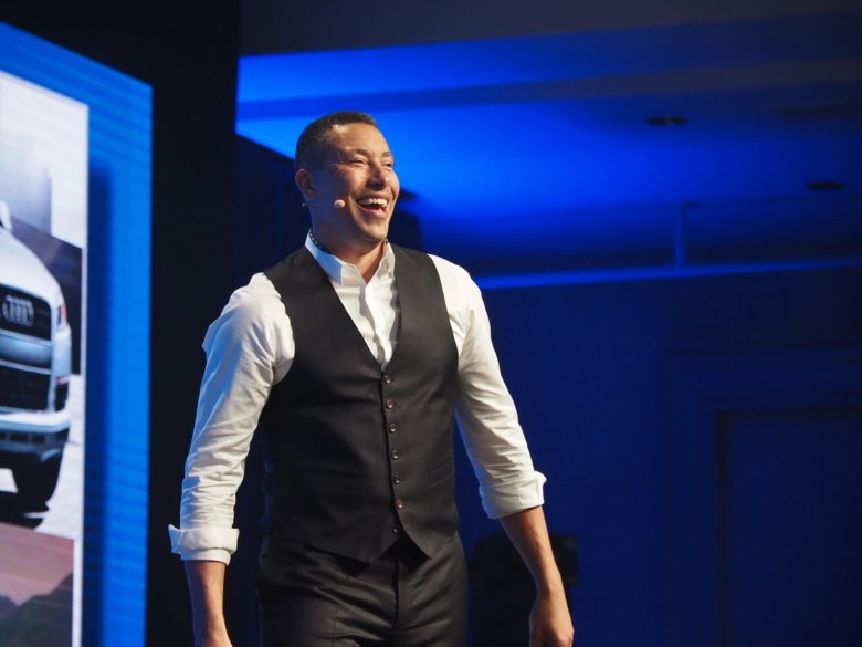 Frans Johansson giving a lecture