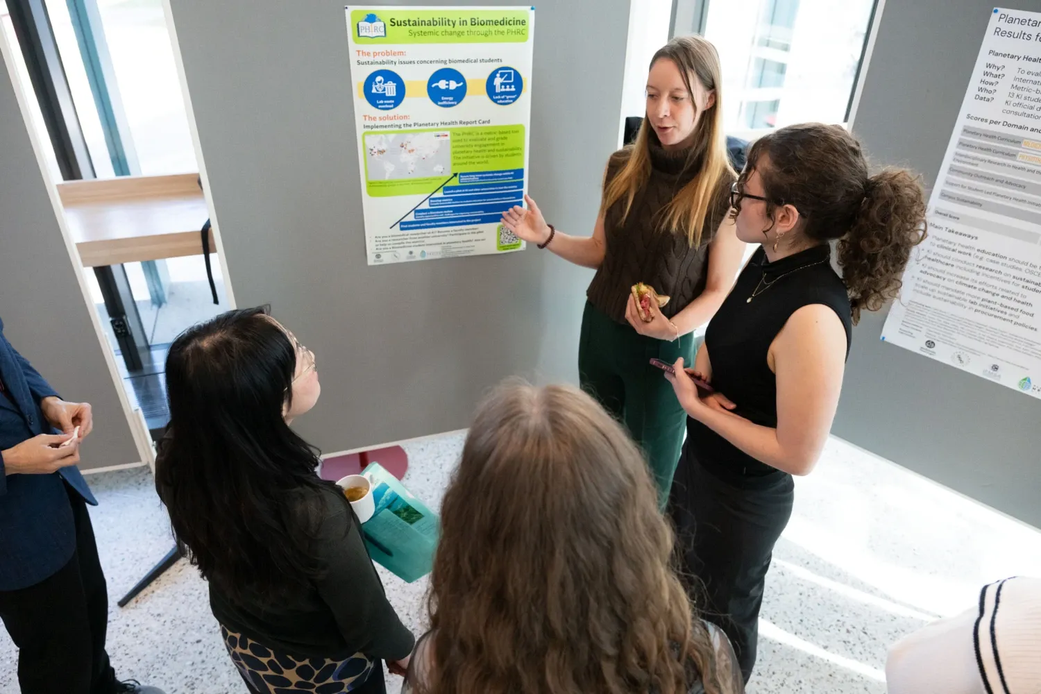 Student poster competition at the sustainability day