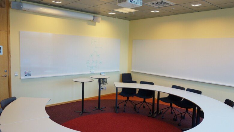 Study room in ANA23 at KI Campus Flemingsberg