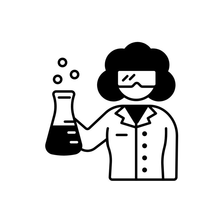 Illustration of scientist