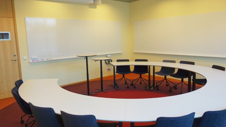 Study rooms at ANA23, KI Campus Flemingsberg