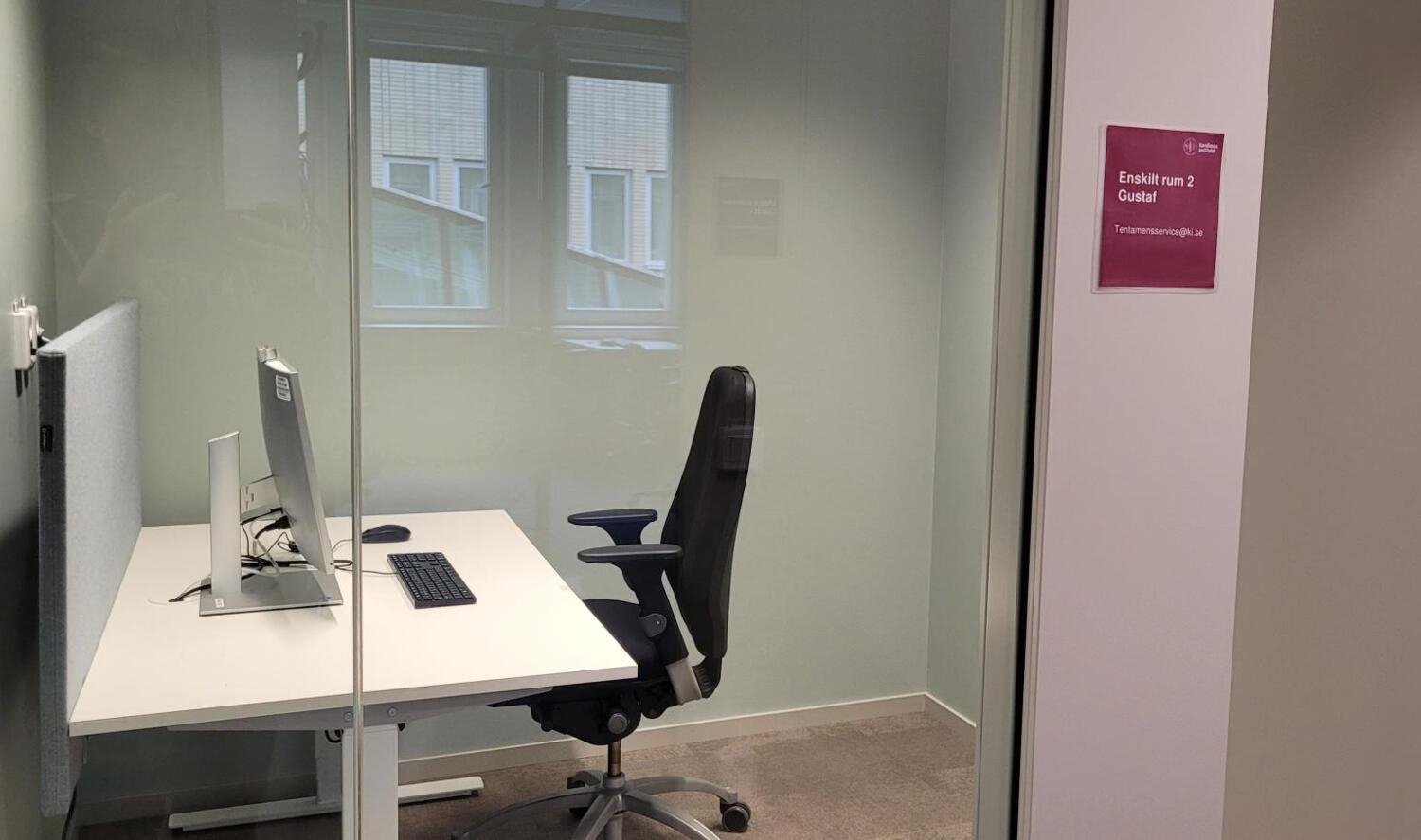 separate exam room in Zanderska building