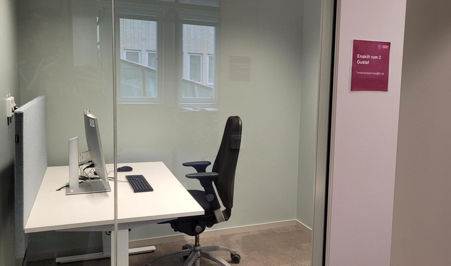 separate exam room in Zanderska building