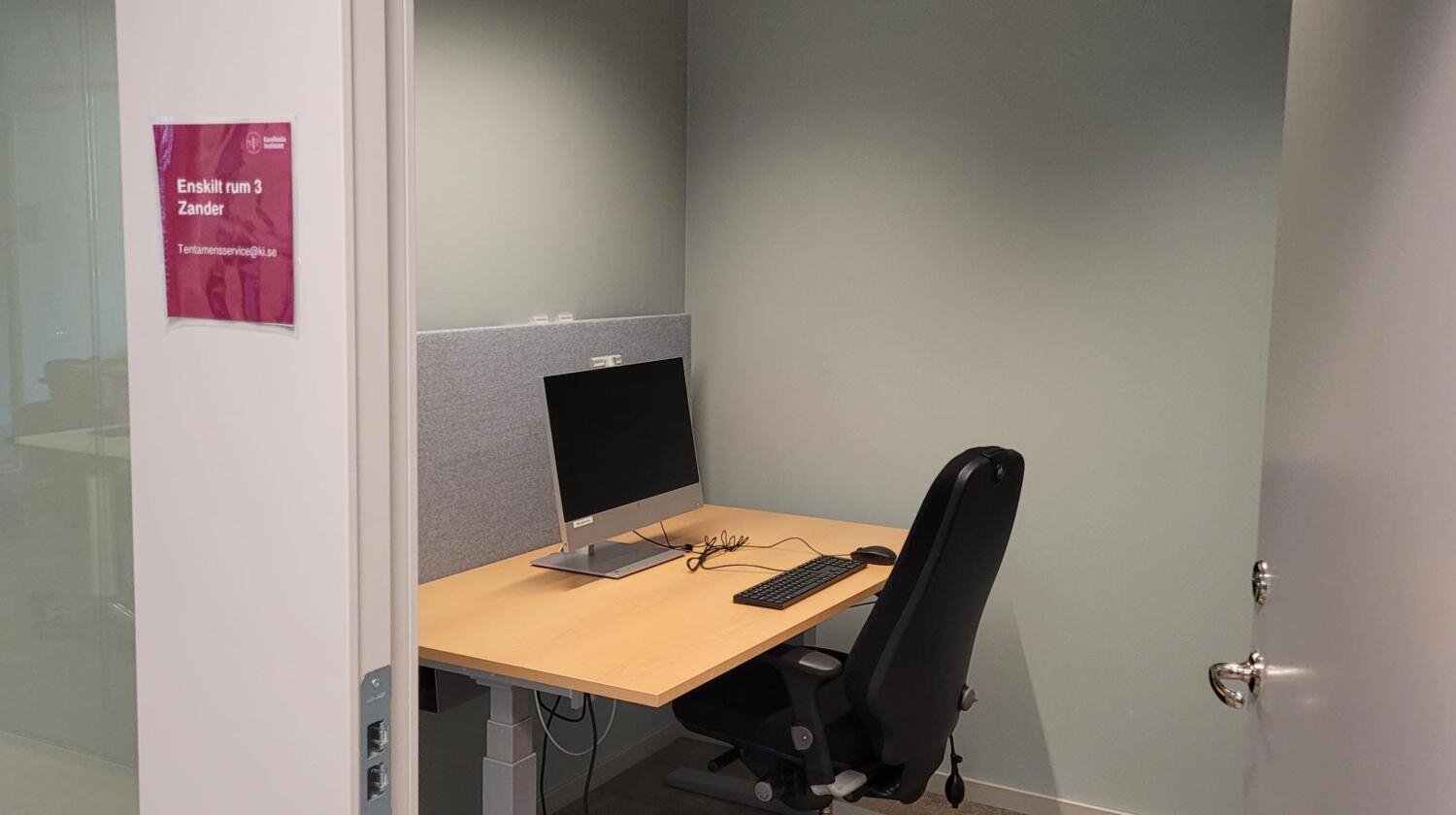 separate exam room in Zanderska building