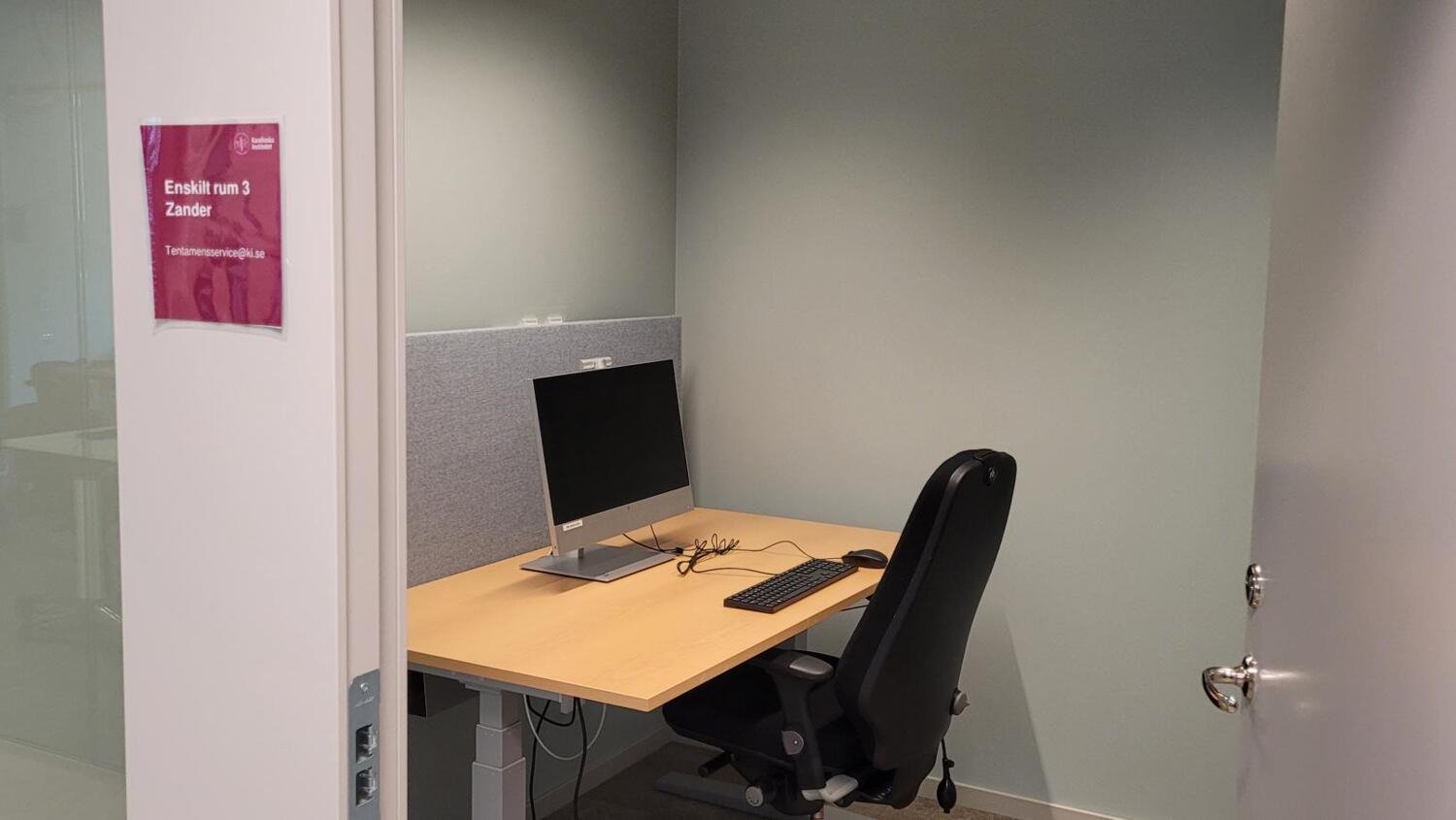 separate exam room in Zanderska building