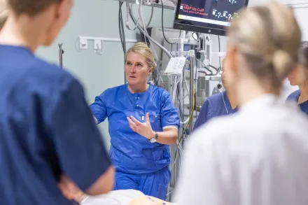 Nursing students at KTC, the Clinical Training Center