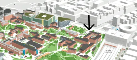 Map campus Solna