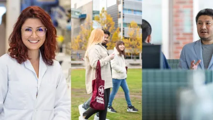 Collage with colleagues Karolinska Institutet