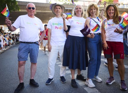 The Pride parade on 1 August 2026.